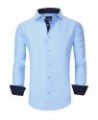 Men's Slim Fit Business Nautical Button Down Dress Shirt $20.64 Dress Shirts